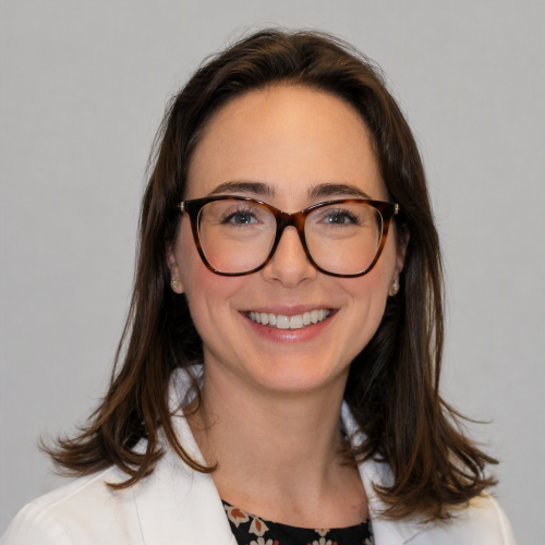 woman smiling with glasses