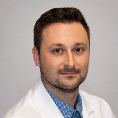 man wearing a lab coat